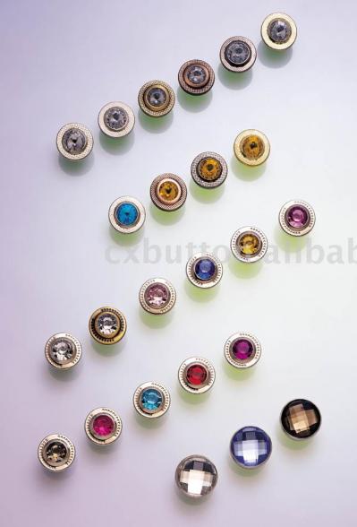 rhinestone button (rhinestone button)