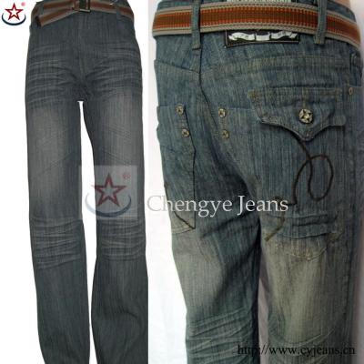 Single pocket-cover Jeans (Одноместные кармана покрова джинсы)