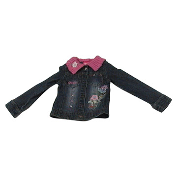 Regular Cotton / Spandex Denim Jacket (Regular Cotton / Spandex Denim Jacket)