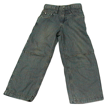 Regular Cotton Denim Pants (Regular Cotton Denim Pants)