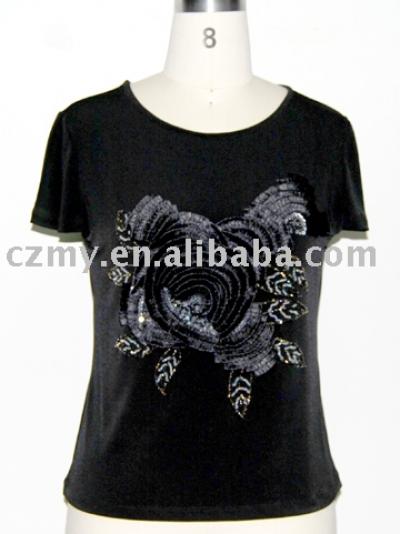 My-04294 Ladies` Craft Fashion T Shirt (Mon-04294 Ladies `Craft T Shirt Fashion)