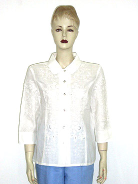 Ladies` Ramie Blouse (Дамские рами Блузка)