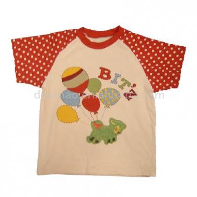 Kid`s short-sleeve round-neck t-shirt (Kid `с коротким рукавом круглого шеи футболку)