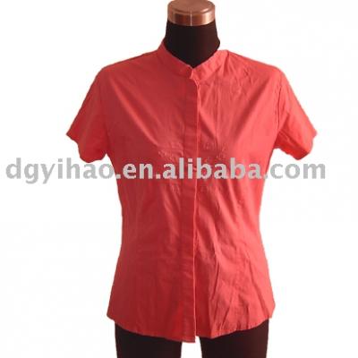 Short-sleeve cotton blouse (Short-sleeve cotton blouse)