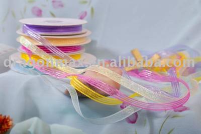 Gold and silver metallic ribbon (Gold and silver metallic ribbon)