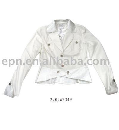 Top Quality Ladies` Coats, White Coat (Top Quality Ladies` Coats, White Coat)