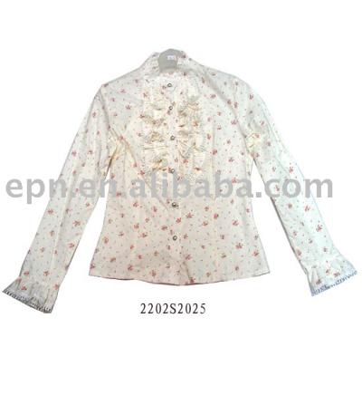 Girl`s Shirts, Authentic Leisure Shirts (Girl`s Shirts, Authentic Leisure Shirts)