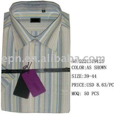 Men`s Short Sleeves` Shirt, Dress Shirt, With European Size (Men`s Short Sleeves` Shirt, Dress Shirt, With European Size)