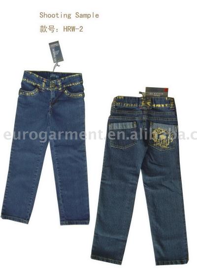 girl`s jeans pant (girl `s jeans pantalon)