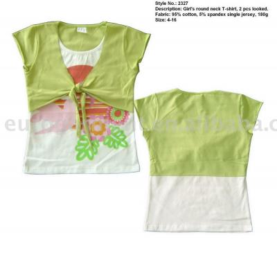 girl`s lycra t-shirt (Girl `S лайкра футболку)