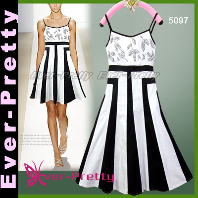 Vogue Black% 26 White Party Dress-05097 Ft (Vogue Black% 26 White Party Dress-05097 Ft)