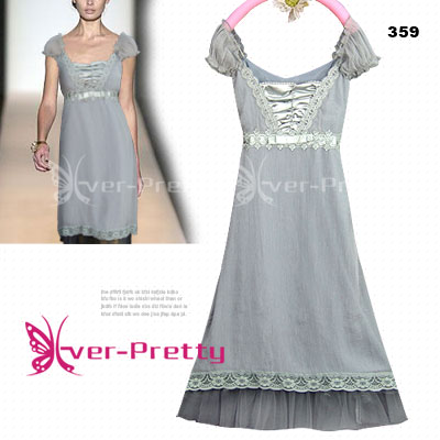 New Sexy V Neck Chiffon Dress Cl-00359 (NEW SEXY col en V chiffon robe Cl-00359)