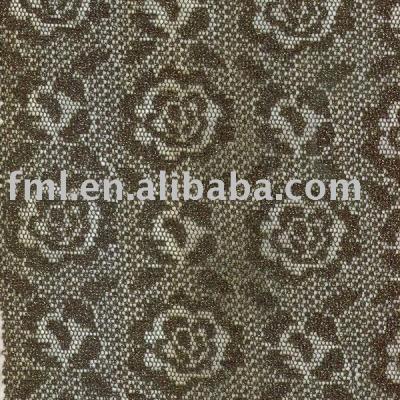 Jacquard Lace with Gold Thread, with Width 1.5m