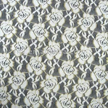 Nylon Fabric (With Golden Tread Rose) (Nylon Fabric (With Golden Tread Rose))