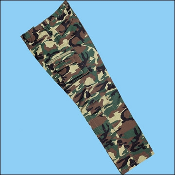 65% Polyester, 35% Cotton, Twill Military uniform