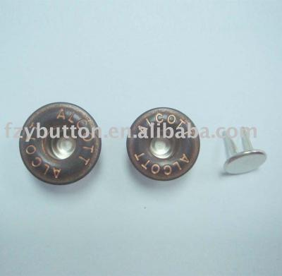 Jeans button(two-prong tack) (Джинса кнопки (две зубец тактику))