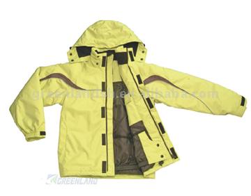 Taslan / PU Kinder Ski-Jacke (Taslan / PU Kinder Ski-Jacke)