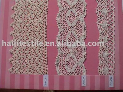 cotton crochet lace (coton dentelle au crochet)