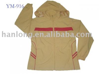 Lady`s cotton padded leisure jacket with hood (Женская ватник отдыха с капюшоном)