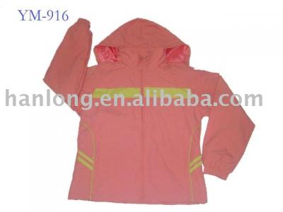 Lady`s cotton padded leisure jacket with hood (Женская ватник отдыха с капюшоном)