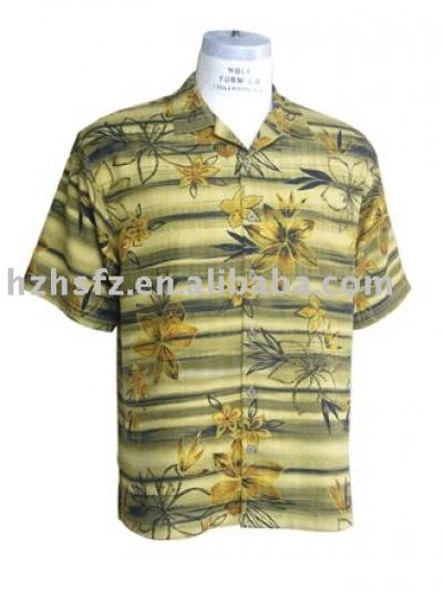 Figured Short Sleeved Shirt (Figured Short Sleeved Shirt)