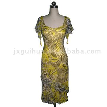 Ladies `100% Seide Kleid (Ladies `100% Seide Kleid)