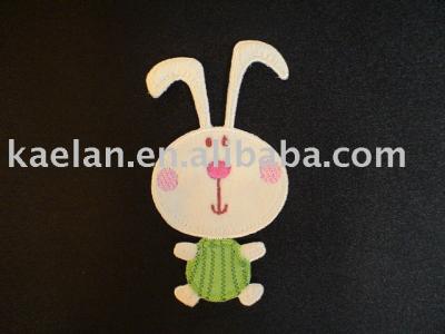 (71301)Rabbit Embroidered badge ((71301)Rabbit Embroidered badge)