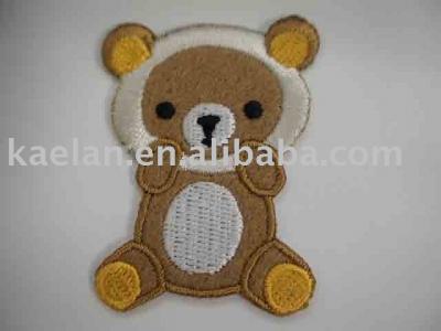 bear Embroiderd badge (ours Embroiderd badge)