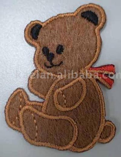 bear Embroidered badges (portent des badges brodés)