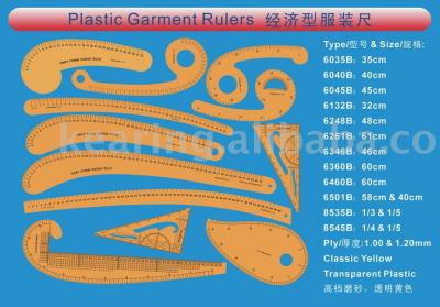 Plastic Garment Rulers (Rè)