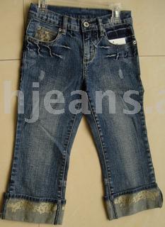 children`s Capri jeans (Children `s jeans Capri)