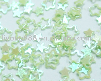 Rainbow Hollow Star Sequin (Rainbow Star поле Sequin)