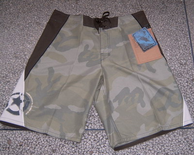 Men`s Microfiber Board Shorts (MZB-475GREEN CAMO) (Men`s Microfiber Board Shorts (MZB-475GREEN CAMO))