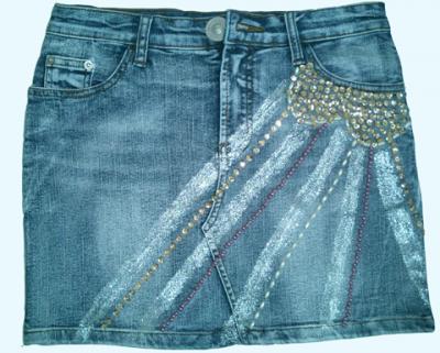 women`s jean skirt