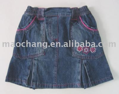 Girls` Jeans skirt (Girls` Jeans skirt)