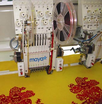 sequin embroidery machine (блесток машинная вышивка)