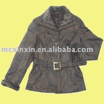 Artificial fur skin coat AA-602 (Искусственный мех кожи пальто AA-602)