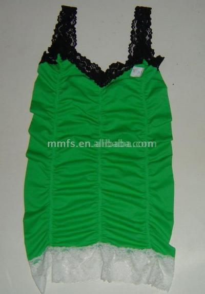 Ladies` Tank Top with Lace