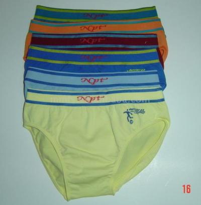 Boy`s Seamless Printed Briefs (Boy`s Seamless Printed Briefs)