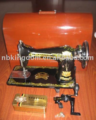 Beautiful brand JA2-1 domestic sewing machine with Metal handle %26 Wooden Case (Beautiful brand JA2-1 domestic sewing machine with Metal handle %26 Wooden Case)