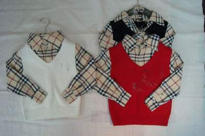 children`s shirt ,waistcoat (d `enfants chemise, gilet)