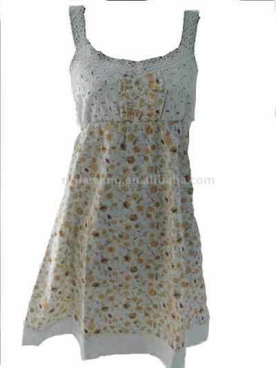 Ladies` printed dress (Ladies` printed dress)