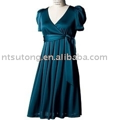 silk interlock dress (interlock robe de soie)