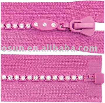 Rhinestone zipper (Rhinestone zipper)