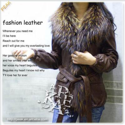 leather coat (manteau de cuir)