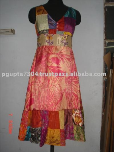 Saree Patch Dress (Saree Patch Dress)
