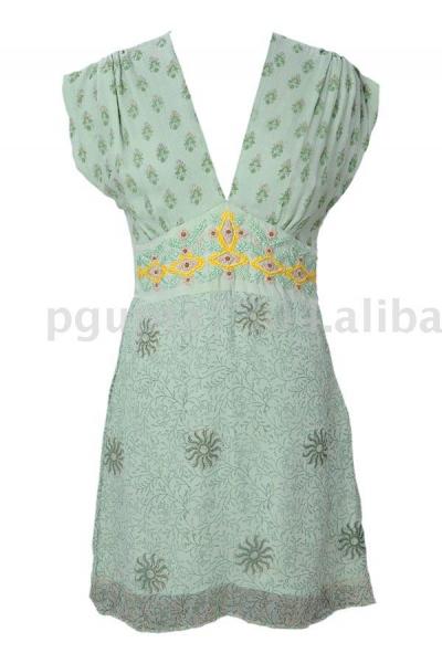 Printed Chiffon Dress (Printed Chiffon Dress)