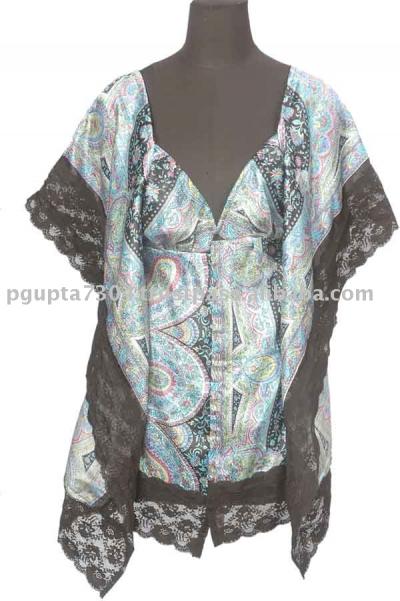 Satin Scarf Top (Satin Schal Top)