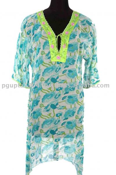 Chiffon Embroidered Kaftan (Chiffon bestickt Kaftan)