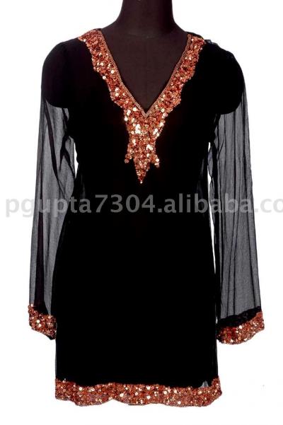 Chiffon Sequenced Kaftan (Chiffon Sequenced Kaftan)